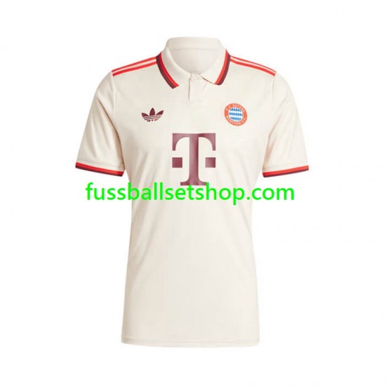 Günstige Fußball Trikotsatz FC Bayern München Herren Ausweichtrikot 2024-2025 Kurzarm