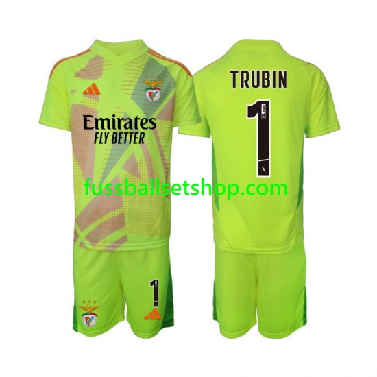 Günstige Fußball Trikotsatz Benfica Anatolij Trubin 1 Torwart Kinder Heimtrikot 2024-2025 Kurzarm
