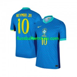 Günstige Fußball Trikotsatz Brasilien Neymar JR 10 Herren Auswärtstrikot 2024 Kurzarm