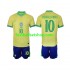 Günstige Fußball Trikotsatz Brasilien Ronaldinho 10 Kinder Heimtrikot 2024 Kurzarm