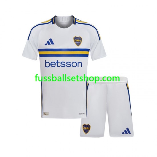 Günstige Fußball Trikotsatz Boca Juniors Kinder Auswärtstrikot 2024-2025 Kurzarm