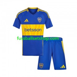 Günstige Fußball Trikotsatz Boca Juniors Kinder Heimtrikot 2024-2025 Kurzarm