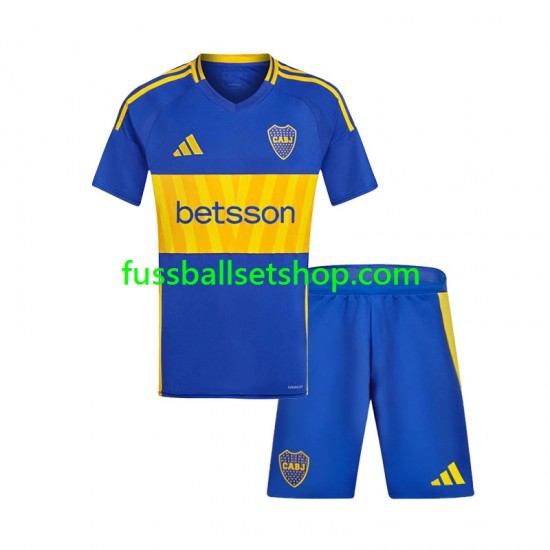 Günstige Fußball Trikotsatz Boca Juniors Kinder Heimtrikot 2024-2025 Kurzarm