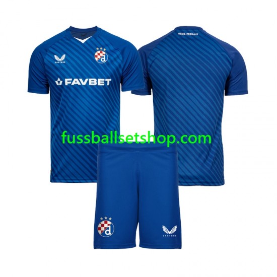 Günstige Fußball Trikotsatz Dinamo Zagreb Kinder Heimtrikot 2024-2025 Kurzarm