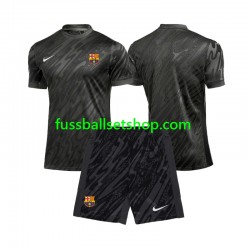 Günstige Fußball Trikotsatz FC Barcelona Torwart Kinder Ausweichtrikot 2024-2025 Kurzarm