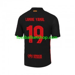 Günstige Fußball Trikotsatz FC Barcelona LAMINE YAMAL 19 UCL Font Herren Auswärtstrikot 2024-2025 Kurzarm
