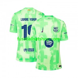 Günstige Fußball Trikotsatz FC Barcelona LAMINE YAMAL 19 UCL Font Herren Ausweichtrikot 2024-2025 Kurzarm