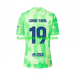 Günstige Fußball Trikotsatz FC Barcelona LAMINE YAMAL 19 UCL Font Herren Ausweichtrikot 2024-2025 Kurzarm