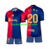 Günstige Fußball Trikotsatz FC Barcelona Olmo 20 Kinder Heimtrikot 2024-2025 Kurzarm