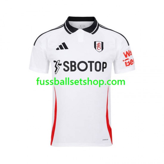 Günstige Fußball Trikotsatz Fulham Herren Heimtrikot 2024-2025 Kurzarm
