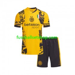 Günstige Fußball Trikotsatz Inter Mailand Kinder Ausweichtrikot 2024-2025 Kurzarm