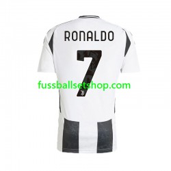 Günstige Fußball Trikotsatz Juventus Turin Cristiano Ronaldo 7 Herren Heimtrikot 2024-2025 Kurzarm