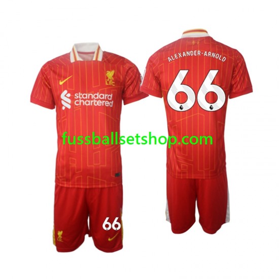 Günstige Fußball Trikotsatz Liverpool Alexander-Arnold 66 Kinder Heimtrikot 2024-2025 Kurzarm