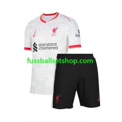 Günstige Fußball Trikotsatz Liverpool Kinder Ausweichtrikot 2024-2025 Kurzarm