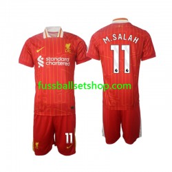 Günstige Fußball Trikotsatz Liverpool M.Salah 11 Kinder Heimtrikot 2024-2025 Kurzarm