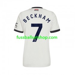 Günstige Fußball Trikotsatz Manchester United Beckham 7 Herren Ausweichtrikot 2024-2025 Kurzarm