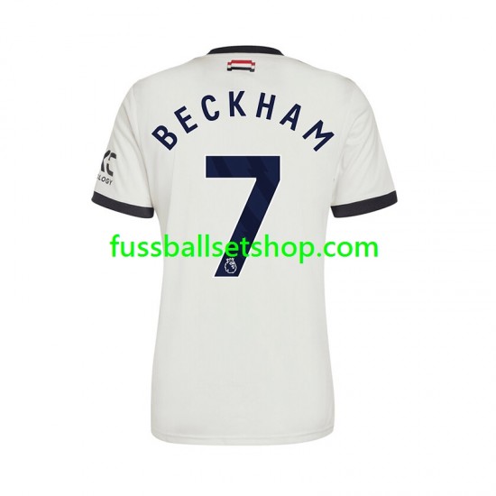 Günstige Fußball Trikotsatz Manchester United Beckham 7 Herren Ausweichtrikot 2024-2025 Kurzarm