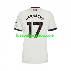 Günstige Fußball Trikotsatz Manchester United GARNACHO 17 Herren Ausweichtrikot 2024-2025 Kurzarm