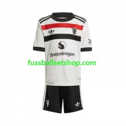 Günstige Fußball Trikotsatz Manchester United Kinder Ausweichtrikot 2024-2025 Kurzarm