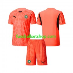Günstige Fußball Trikotsatz Marokko Torwart Kinder Heimtrikot 2024 Kurzarm