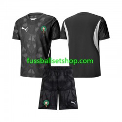 Günstige Fußball Trikotsatz Marokko Torwart Kinder Ausweichtrikot 2024 Kurzarm