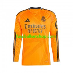 Günstige Fußball Trikotsatz Real Madrid Herren Auswärtstrikot 2024-2025 Langarm