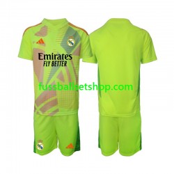 Günstige Fußball Trikotsatz Real Madrid Torwart Kinder Viertestrikot 2024-2025 Kurzarm