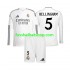 Günstige Fußball Trikotsatz Real Madrid Jude Bellingham 5 Kinder Heimtrikot 2024-2025 Langarm
