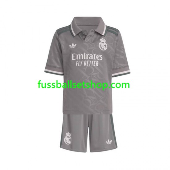 Günstige Fußball Trikotsatz Real Madrid Kinder Ausweichtrikot 2024-2025 Kurzarm
