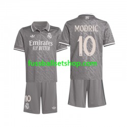 Günstige Fußball Trikotsatz Real Madrid Modrić 10 Kinder Ausweichtrikot 2024-2025 Kurzarm