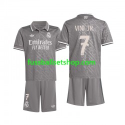 Günstige Fußball Trikotsatz Real Madrid Vini JR. 7 Kinder Ausweichtrikot 2024-2025 Kurzarm