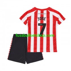 Günstige Fußball Trikotsatz Sunderland Jobe Bellingham 7 Kinder Heimtrikot 2024-2025 Kurzarm