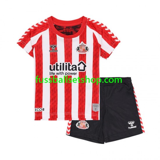 Günstige Fußball Trikotsatz Sunderland Kinder Heimtrikot 2024-2025 Kurzarm