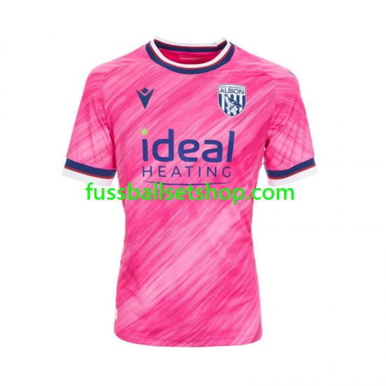 Günstige Fußball Trikotsatz West Bromwich Albion Herren Ausweichtrikot 2024-2025 Kurzarm