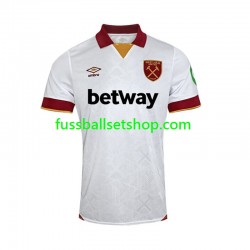 Günstige Fußball Trikotsatz West Ham United Herren Ausweichtrikot 2024-2025 Kurzarm