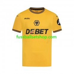 Günstige Fußball Trikotsatz Wolverhampton Wanderers Herren Heimtrikot 2024-2025 Kurzarm