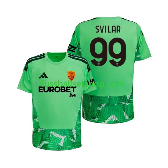 Günstige Fußball Trikotsatz AS Rom Mile Svilar 99 Torwart Herren Heimtrikot 2026-2027 Kurzarm