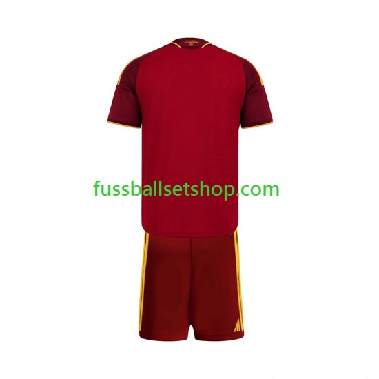 Günstige Fußball Trikotsatz AS Rom Kinder Heimtrikot 2026-2027 Kurzarm