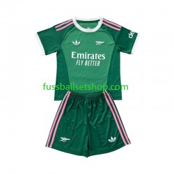 Günstige Fußball Trikotsatz Arsenal Torwart Kinder Ausweichtrikot 2026-2027 Kurzarm