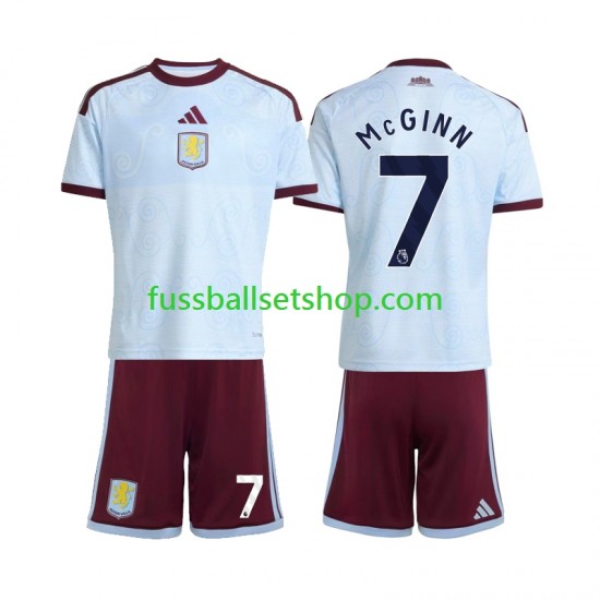 Günstige Fußball Trikotsatz Aston Villa John McGinn 7 Kinder Ausweichtrikot 2026-2027 Kurzarm Günstige Fußball Trikotsatz Aston Villa John McGinn 7 Kinder Ausweichtrikot 2026-2027 Kurzarm