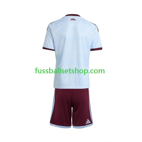 Günstige Fußball Trikotsatz Aston Villa Kinder Ausweichtrikot 2026-2027 Kurzarm