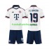 Günstige Fußball Trikotsatz FC Bayern München Alphonso Davies 19 Kinder Auswärtstrikot 2026-2027 Kurzarm