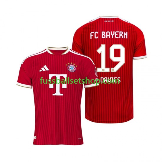Günstige Fußball Trikotsatz FC Bayern München Alphonso Davies 19 Herren Heimtrikot 2026-2027 Kurzarm