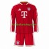 Günstige Fußball Trikotsatz FC Bayern München  Kinder Heimtrikot 2026-2027 Langarm