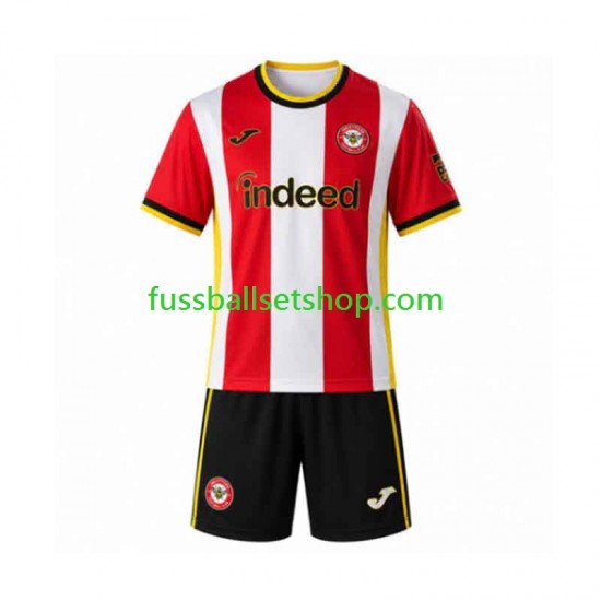 Günstige Fußball Trikotsatz Brentford Kinder Heimtrikot 2026-2027 Kurzarm