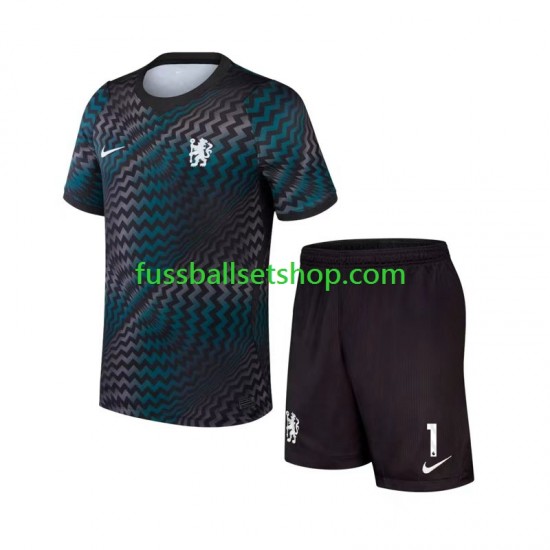 Günstige Fußball Trikotsatz Chelsea Emiliano Martinez 1 Torwart Kinder Heimtrikot 2026-2027 Kurzarm
