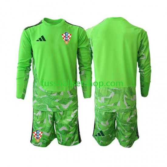 Günstige Fußball Trikotsatz Kroatien Torwart Kinder Heimtrikot 2026-2027 Langarm