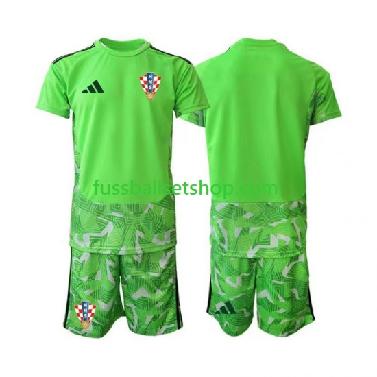 Günstige Fußball Trikotsatz Kroatien Torwart Kinder Heimtrikot 2026-2027 Kurzarm