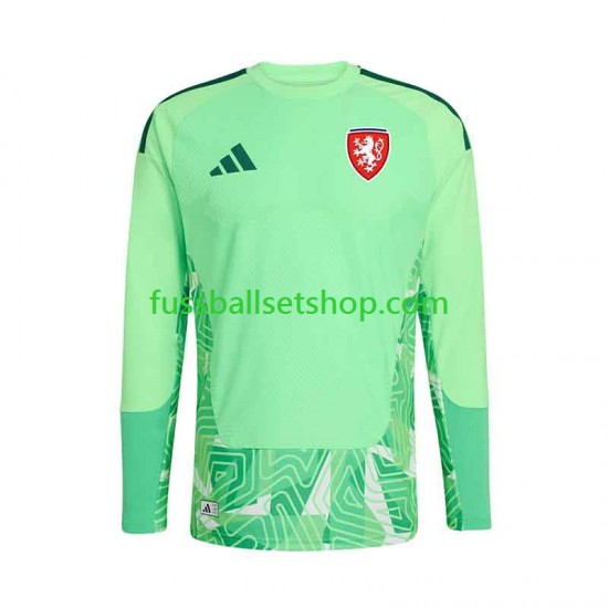 Günstige Fußball Trikotsatz Tschechien Torwart Herren Heimtrikot 2026-2027 Langarm