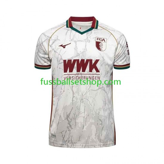 Günstige Fußball Trikotsatz FC Augsburg Herren Heimtrikot 2026-2027 Kurzarm Günstige Fußball Trikotsatz FC Augsburg Herren Heimtrikot 2026-2027 Kurzarm